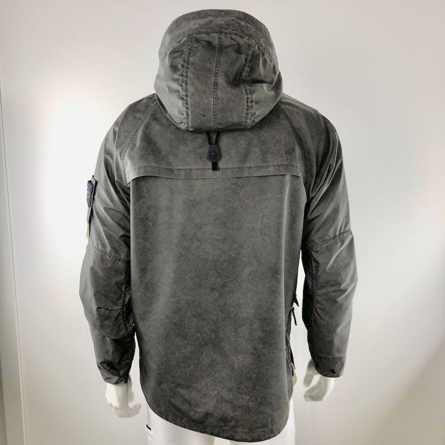 stone island parka 721542599 plated reflective with dust colour dietro stone island parka721542599 plated reflective with dust colour