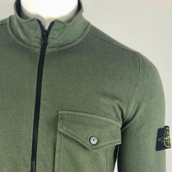 stone island cardigan 504B9 full zip